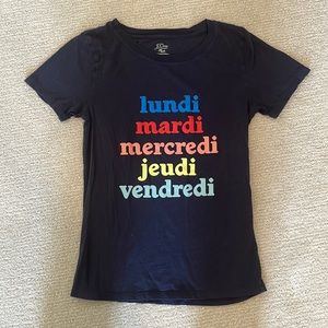 J. Crew ‘Weekday’ Graphic Tee, Size XS